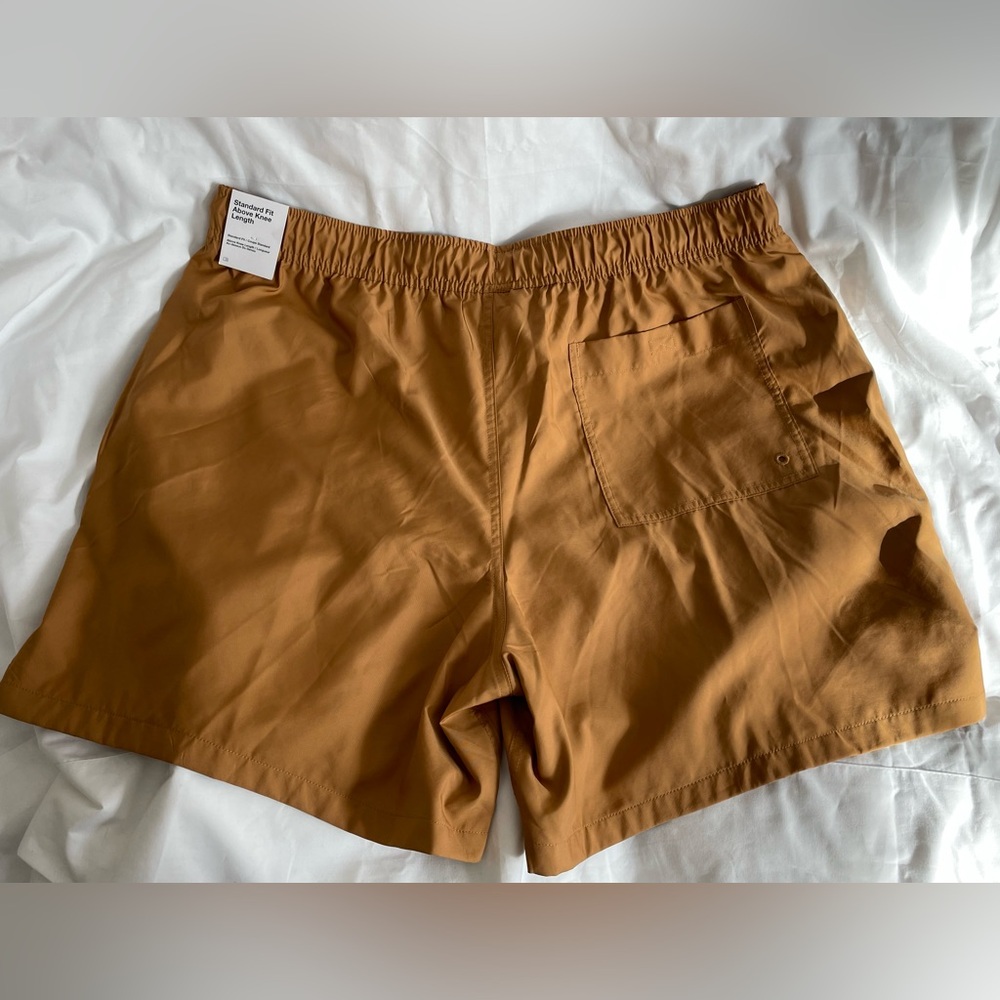 🆕 Nike Club Men's Woven Flow Shorts. Flax/White. Size(s): XL, 2XL. *NWT* - Picture 7 of 16
